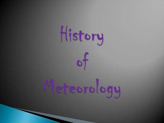 Meteorology | PPT