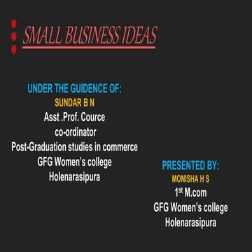 Seven steps to starting your own business | PPT