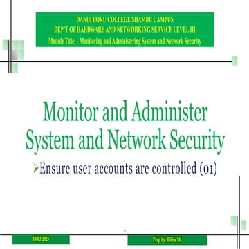 Moniter and Administer System and Network.pptx