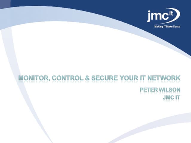 Merit Event - Monitor, Secure & Control Your Network with JMC IT & Lightspeed...