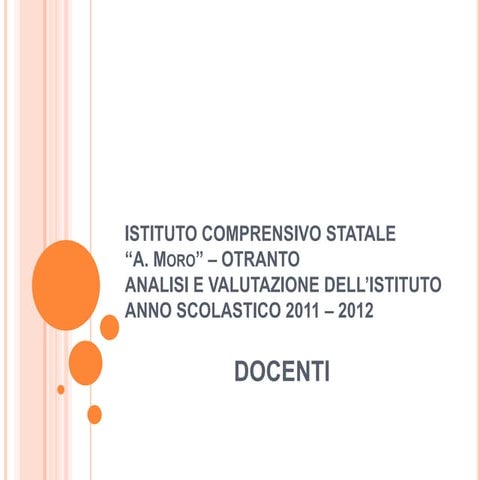 Monitoraggio Docenti