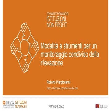Censimenti Permanenti Istituzioni non profit