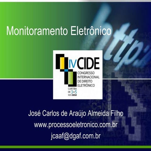 Monitoramento Eletrônico