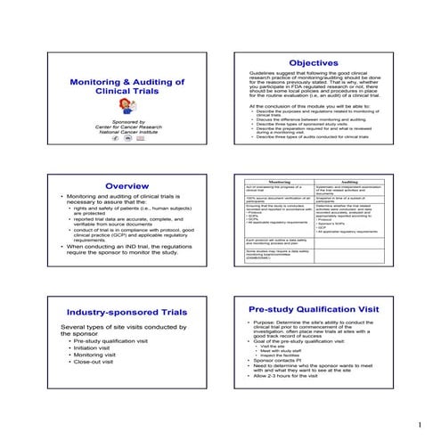 Monitoring auditing6