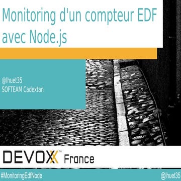 Monitoring Compteur EDF avec node.js