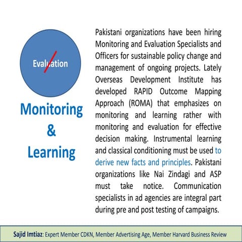 Monitoring & Learning | PPT