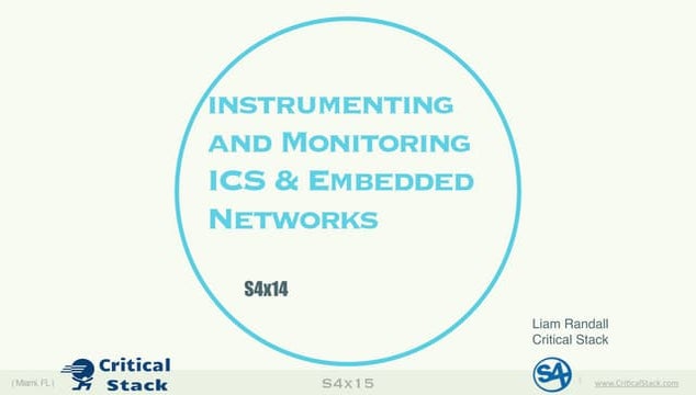 Monitoring ICS Communications