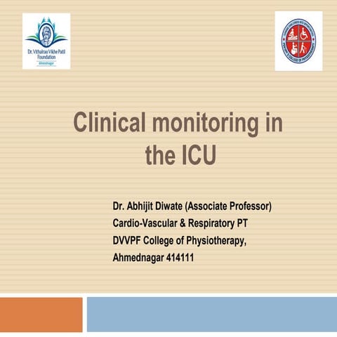 Monitoring in ICU