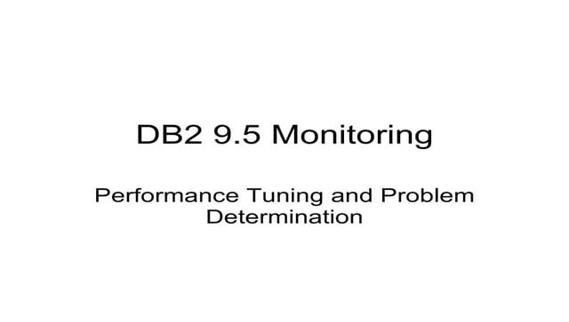 DB2 Workload Manager Histograms