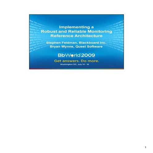 Ensure Optimal Performance and Scalability: Implementing a Robust and Reliabl...