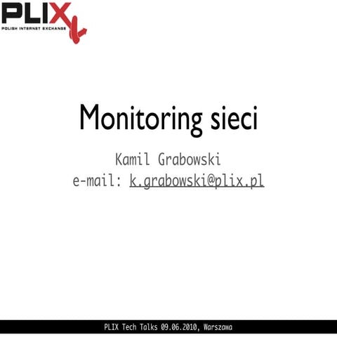 Monitoring sieci
