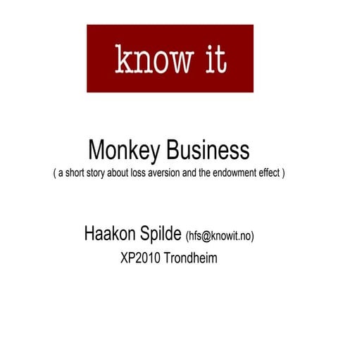 Monkey Business | PPTX