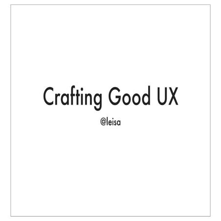 Why Most UX is Shite