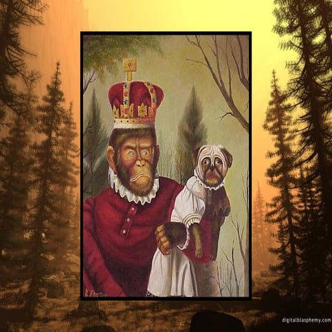 MONKEY  PAINTINGS  Majmok