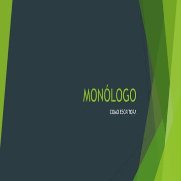 MONÓLOGO