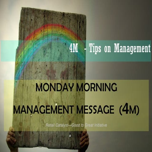 Monday Mrng Mgmt Message
