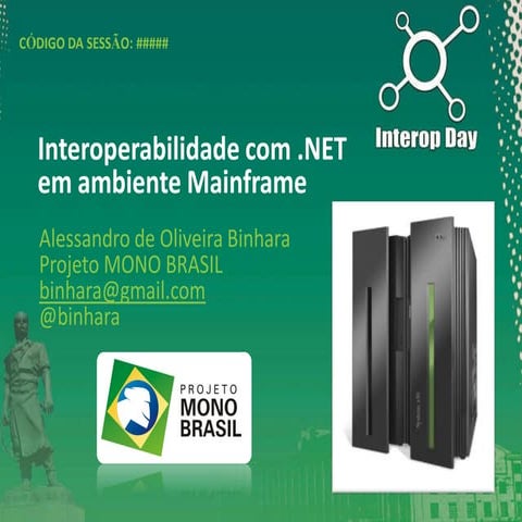Interoperabilidade com .NET em ambiente Mainframe