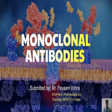 MONOCLONAL ANITBODIES_MR PAYAAM VOHRA NIPER MOHALI.ppt