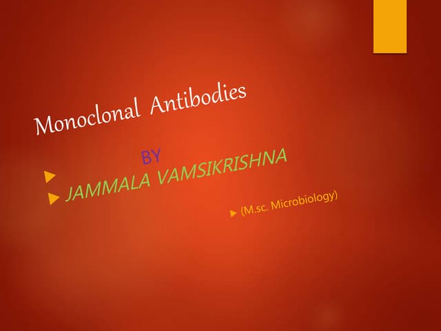 Monoclonal antibodies