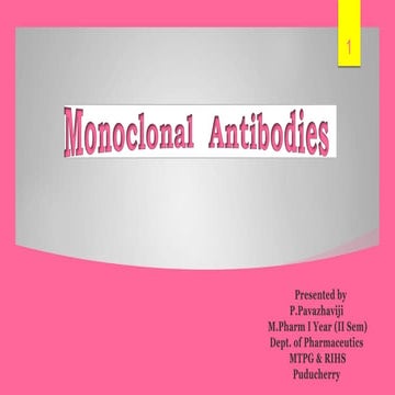 Monoclonal   antibodies