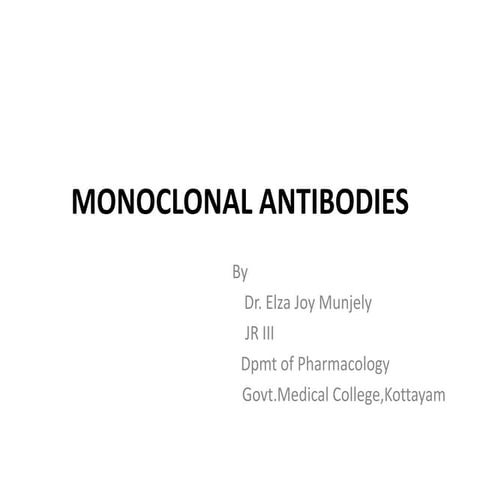 Monoclonal antibodies dr.elza