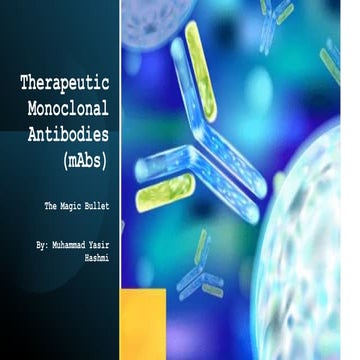 Advancement in Monoclonal Antibodies in 2024 | PPTX