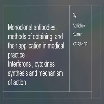 Monoclonal antibodies, methods of obtaining and their application in ...