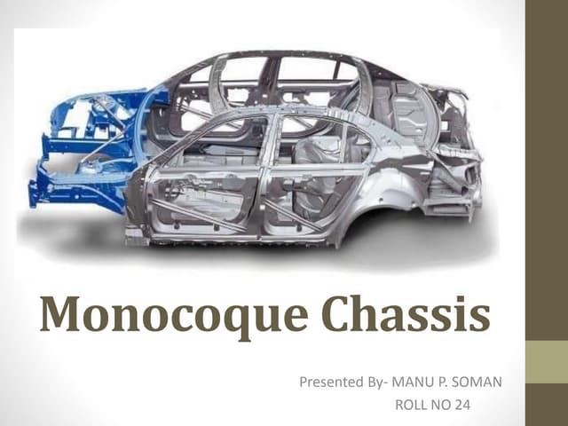 Monocoque Chassis PPT monocoque-chassis-ppt