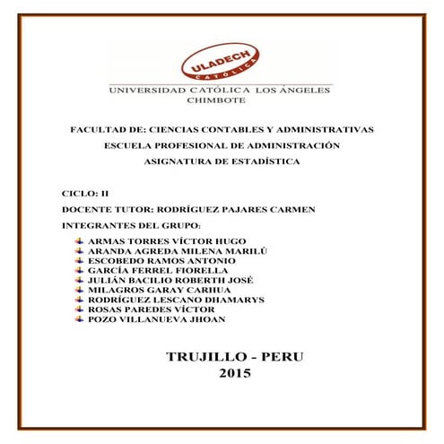 Monografia estadistica