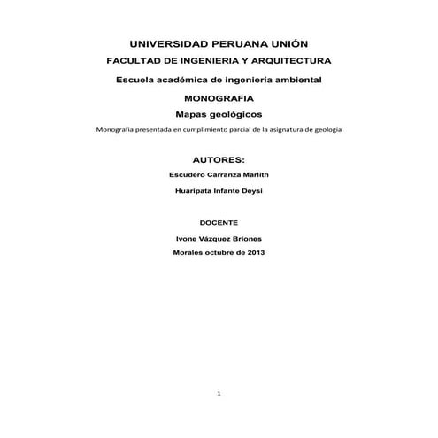 Monografia de geologia