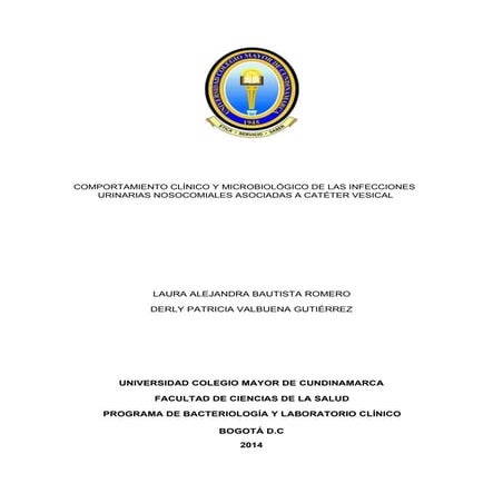 Infección urinaria asociada a catéter vesical