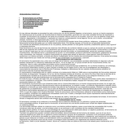 Monografia del terrorismo en el peru