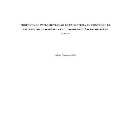 Monografia final Sistema Controle de Estoque