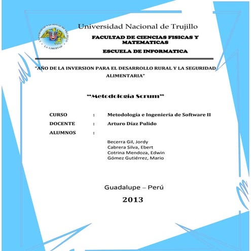 Monografia metodología Scrum