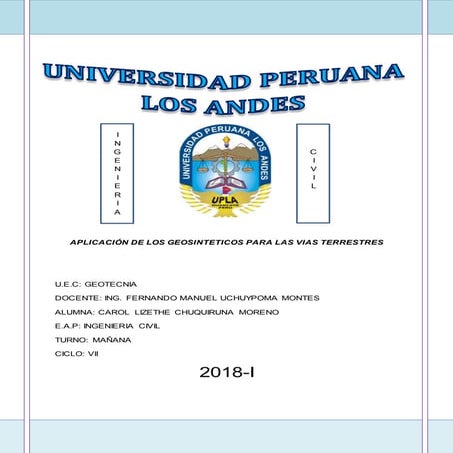 Monografia para geosinteticos