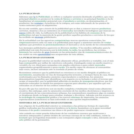 Monografia publicidad Exterior