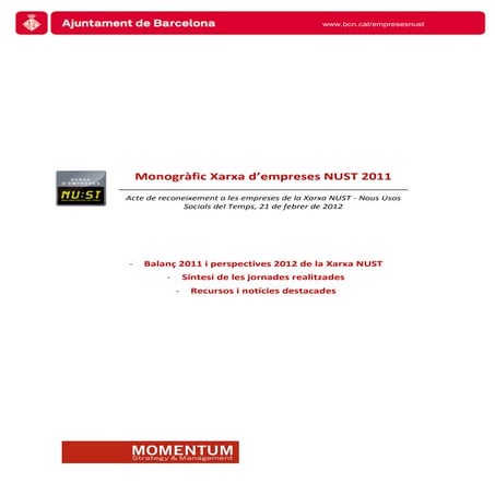 Monografic xarxa nust 21 02 2012