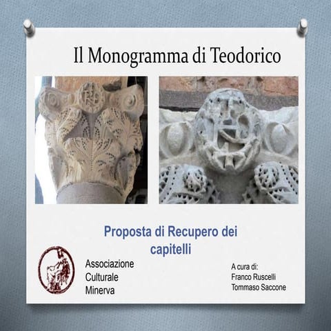 Monogramma di teodorico | PPTX