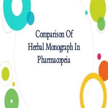 Monograph Comparison By Priya.pdf