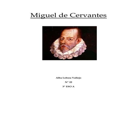 Miguel de Cervantes (monográfico)