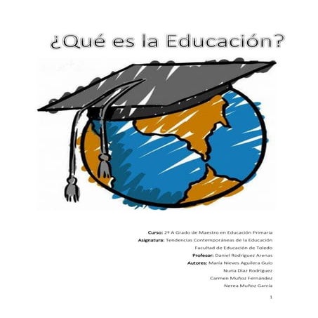 Monográfico educación