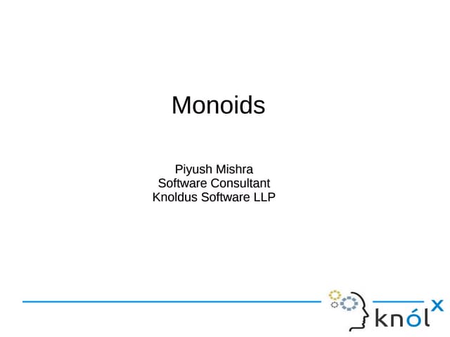 Monoids