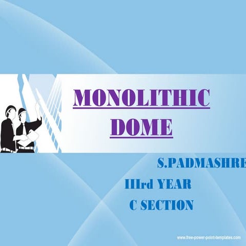 Monolithic dome ppt