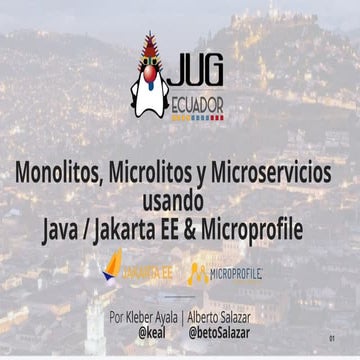 Monolitica   microlitica - microservicios-ecuador jugvjan2019