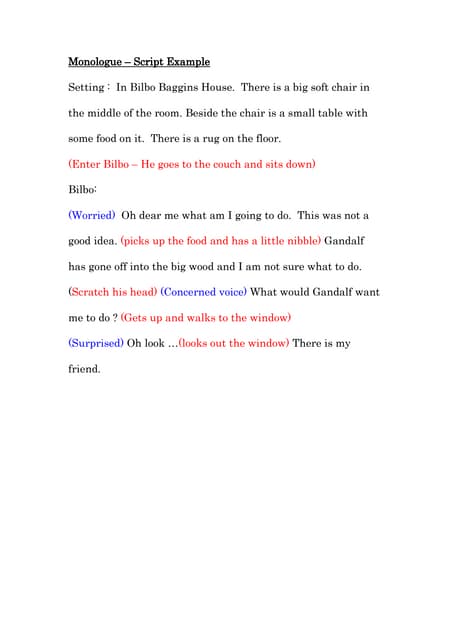 Script - Role Play. | PDF