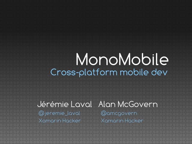 Monomobile