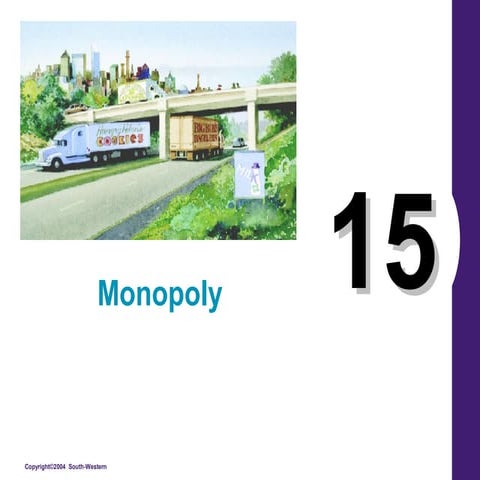 Monopoly Lecture Notes (Economics) | PPTX