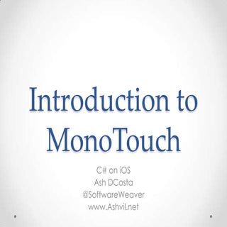 EastBay.NET - Introduction to MonoT...