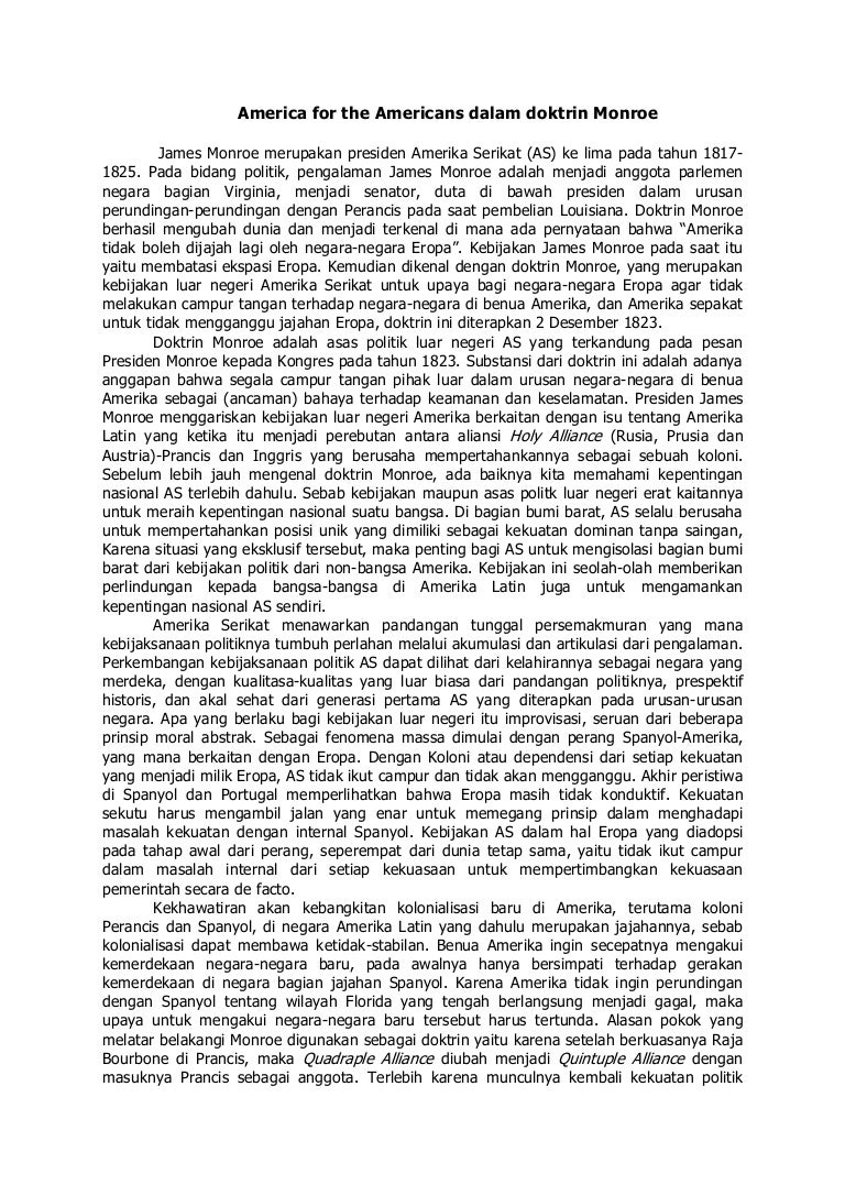 Monroe doctrine contextualization image