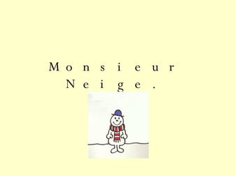Monsieur Neige story template